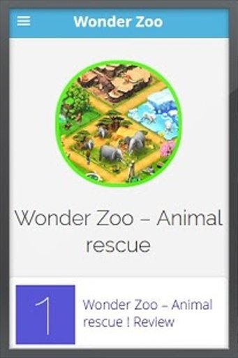 Wonder Zoo Animal Guide截图2