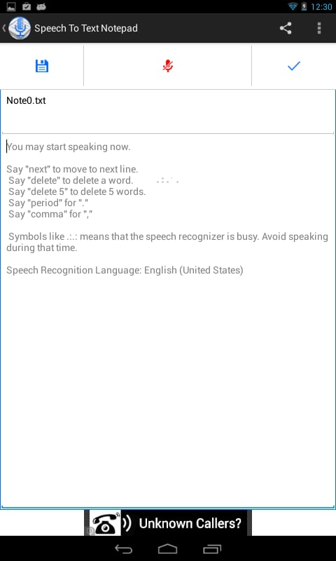 Speech To Text Notepad截图10