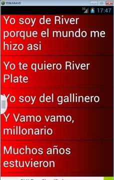 Ringtones Hinchada River Plate截图