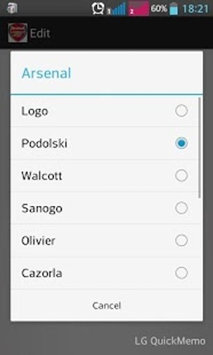 Arsenal HD Live Wallpaper截图9