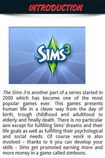 The sims 3 Guide截图8