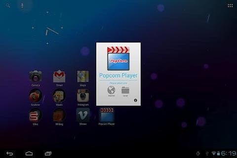 爆米花播放器:Popcorn Player (float pop-up)截图1