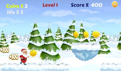 Santa Run: Free Christmas Game截图4