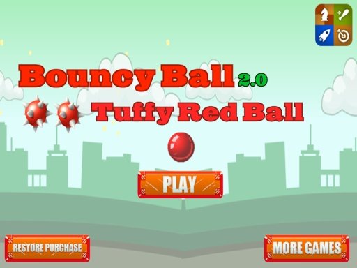 Bouncy Ball - Tuffy Red Ball截图6