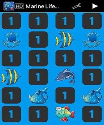 Marine Life Memory Games截图1