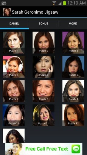 Sarah Geronimo Jigsaw Puzzle截图1