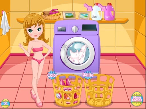 Baby Easter Egg Laundry Time截图3