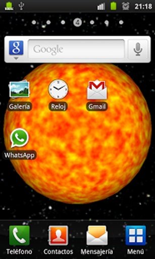 3D Planets Live Wallpaper截图4