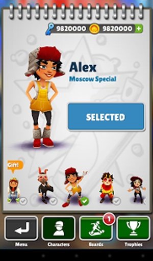 Subway Surfer Cheats Moscow截图8