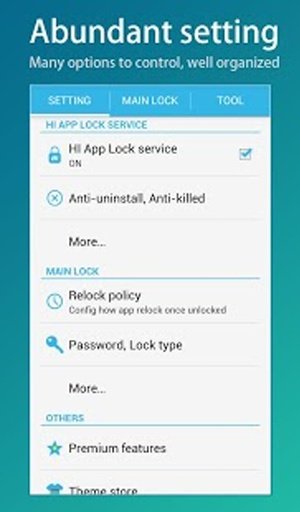 HI AppLock ( Steel Theme )截图2