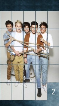 One Direction Puzzle Game截图