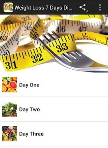 Weight Loss 7 Days Diet截图3