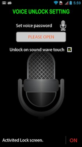 Voice Screen Lock截图4
