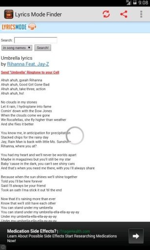 Lyrics Mode Finder截图4