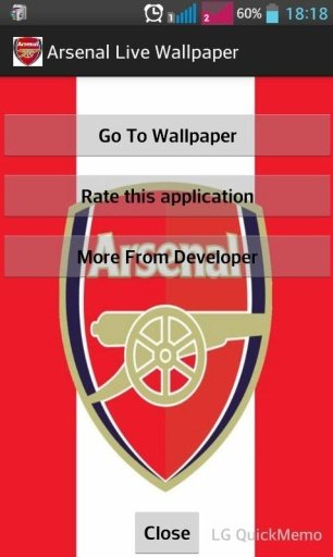 Arsenal HD Live Wallpaper截图5