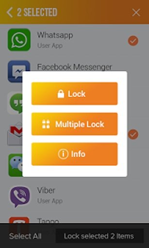 Chat locker - Message lock截图2