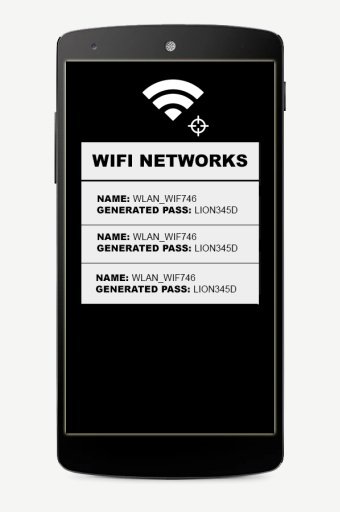 WIFI的密码密钥生成器截图1