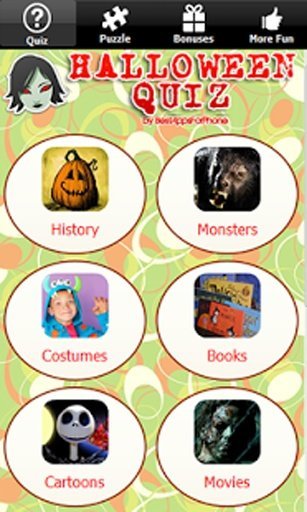 Halloween Trivia Game Fun Quiz截图4