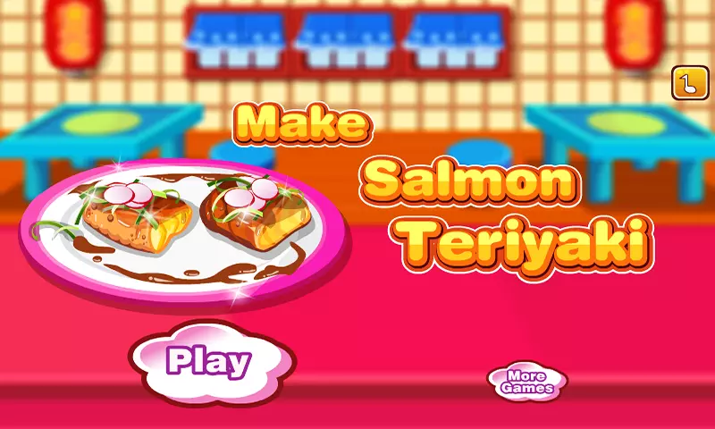 Salmon Teriyaki Cooking Games截图8