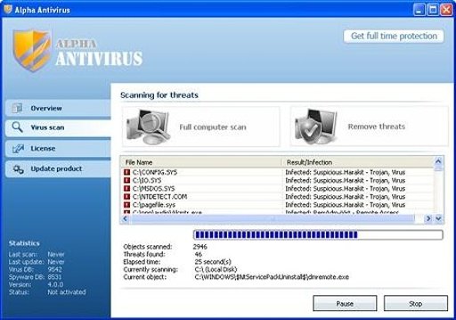 Remove Alpha Anti Virus截图1