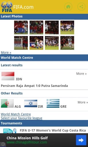 Piala Dunia FIFA.com截图8