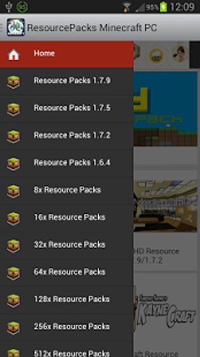 Resource Packs Minecraft PC截图1