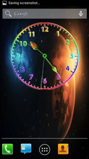 Galaxy Clock Live Wallpaper截图7