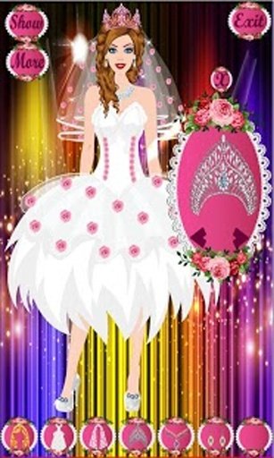 芭比俏丽的新娘礼服截图3