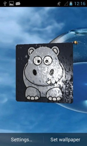 Hippo 3D Live Wallpaper截图5