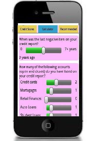 FREE Credit Scores Calculator截图1