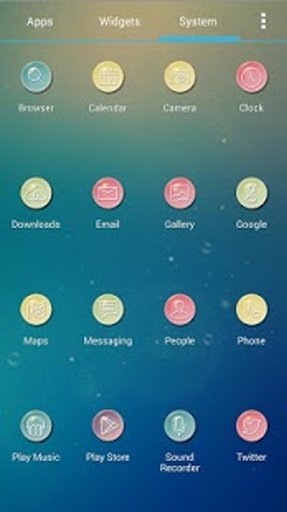 Solo Launcher Bubble Theme截图4