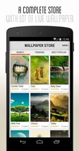 3D Parallax Wallpaper Store截图10