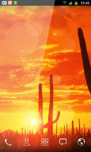 Galaxy Gold Sunset Wallpaper截图5