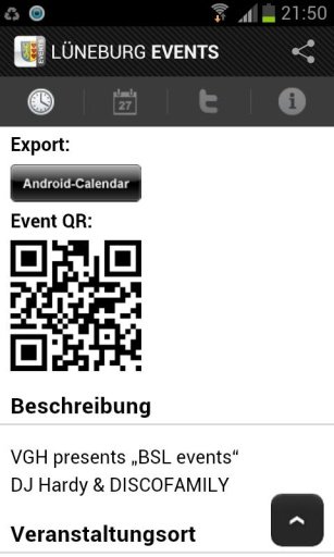 L&Uuml;NEBURG EVENTS -Veranstaltung截图2