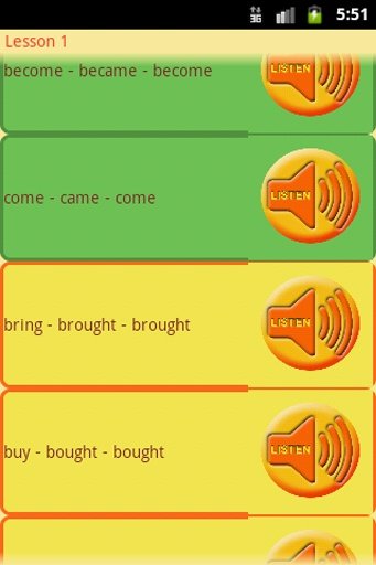 English Irregular Verbs 1 - 3截图7