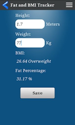 Fat and BMI Tracker截图6
