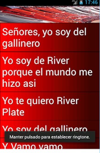 Ringtones Hinchada River Plate截图2