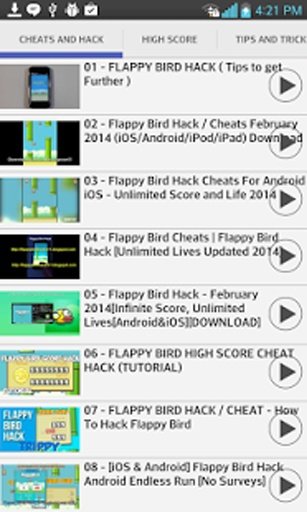 Flappy Bird Cheats截图10