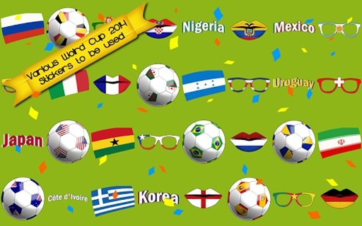 World Cup 2014 Sticker Camera截图2