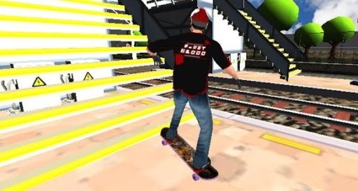 Train Surfer Skater Longboard截图1