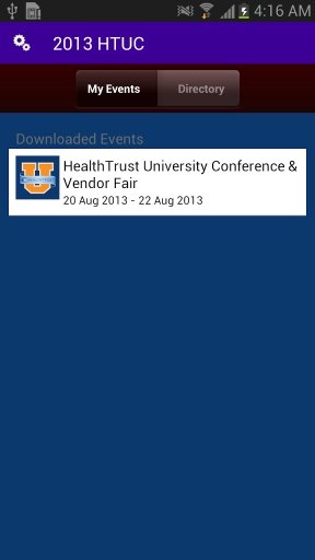 2013 HTU Conference Mobile App截图5