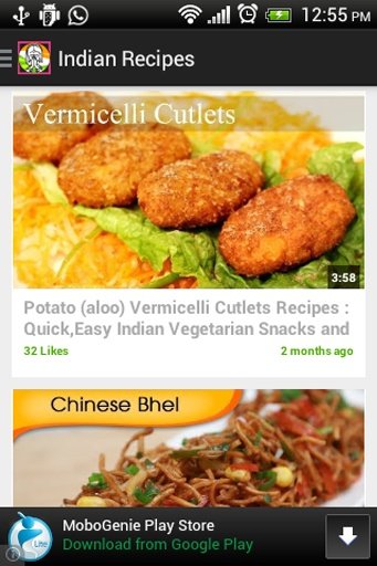 Indian Recipe food Videos Free截图10