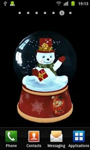 Snow Globe 3D Live Wallpaper截图2