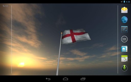 360° England Flag Live Wall截图4