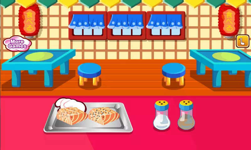 Salmon Teriyaki Cooking Games截图10