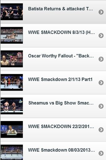 WWE Smackdown Videos截图5