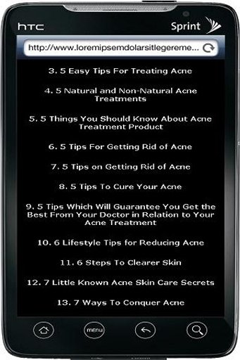 Acne Treatment Product Guide截图1