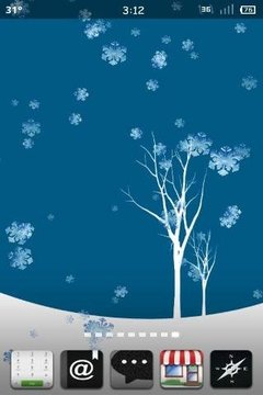 Snowflakes Live Wallpaper截图