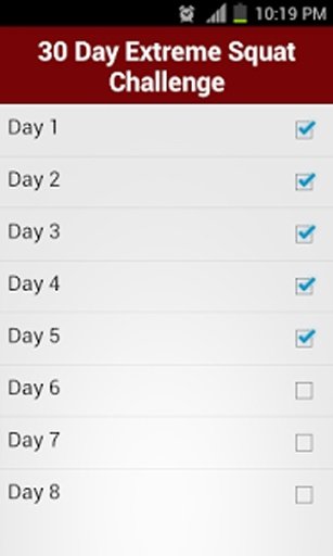 30 Day Extreme Squat Challenge截图4