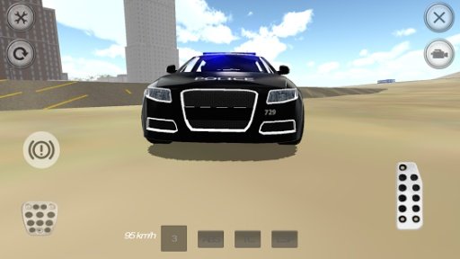 Family Police Car Driver截图9